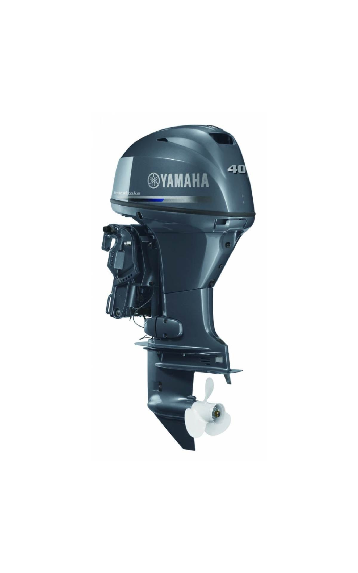 MARINE OUTBOARD ENGINE, 4 STROKE, YAMAHA, MODEL: F40FETL, COLOR: GRAY