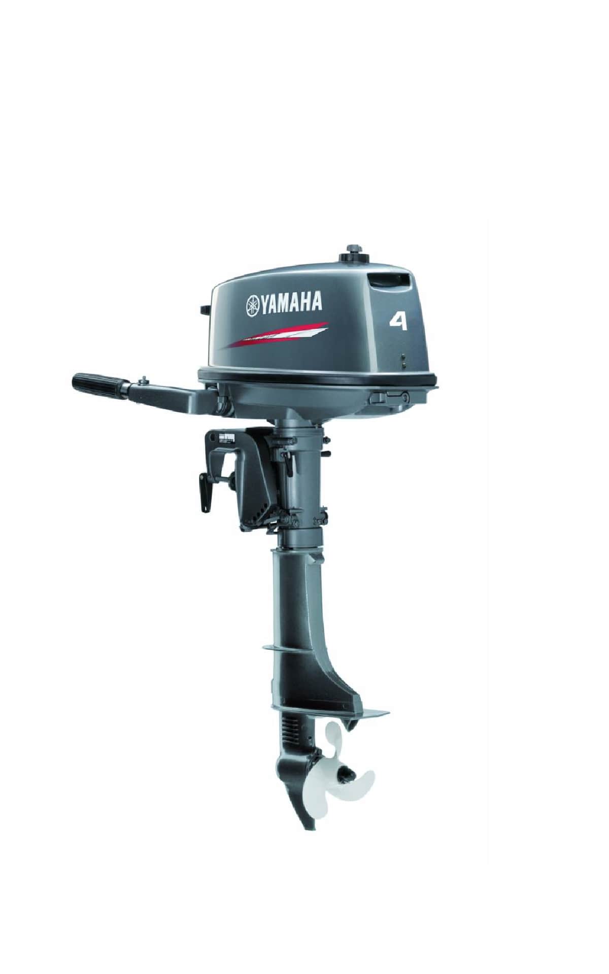 محرك بحري خارجي ، رباعي الأشواط ، ياماها ، موديل: 4CMHS ، اللون: رمادي