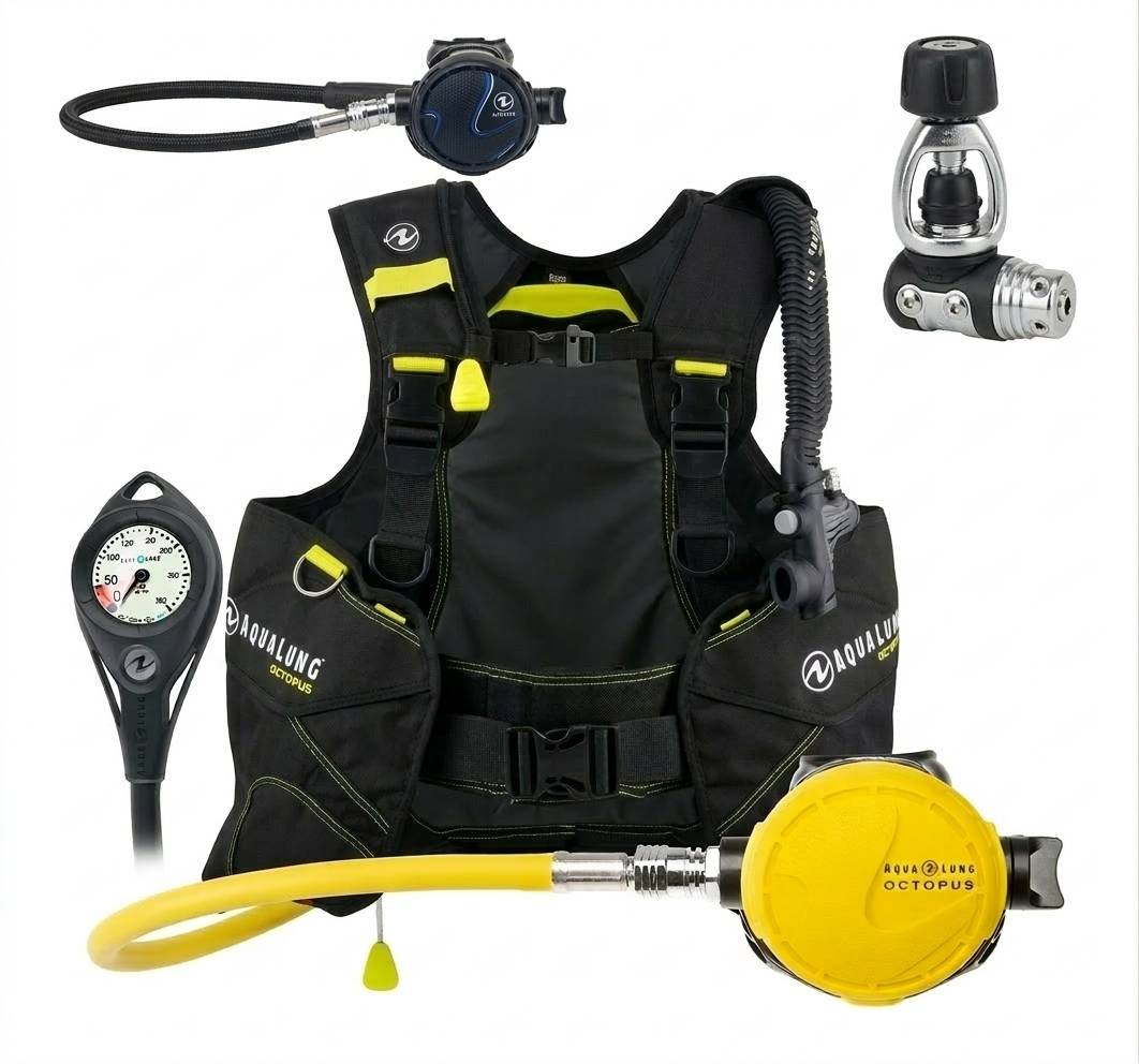 Aqualung Titan Diving Kit with BCD Wave & Gauge