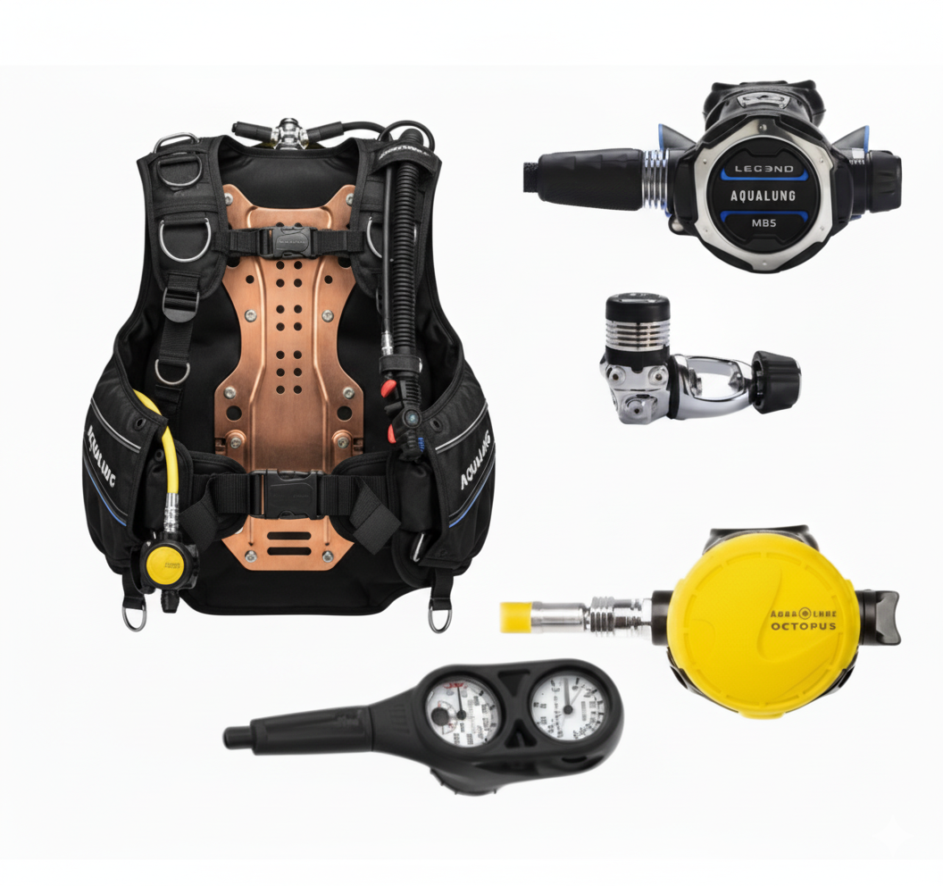 PACKAGE (LEGEND MBS + OCTOPUS CALYPSO TITAN + 3 GAUGE, MET)