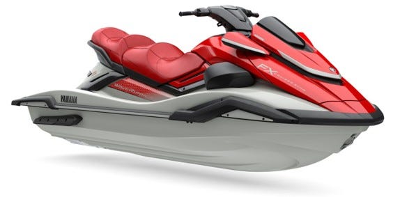 دباب بحري ياماها FX Cruiser SVHO 2027 أحمر