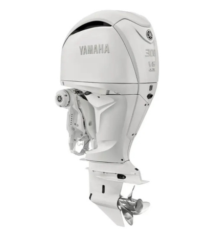 MARINE OUTBOARD ENGINE, 4 STROKE, YAMAHA, MODEL: F300GET2U, COLOR: WHITE