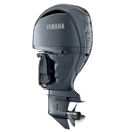 MARINE OUTBOARD ENGINE, 4 STROKE, YAMAHA, MODEL: F250PETX, COLOR: GRAY