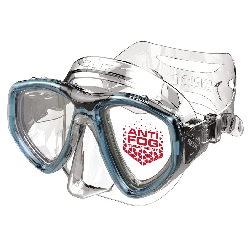SEAC - CLEAR ANTIFOG MASK S/KL AQUAMARINE