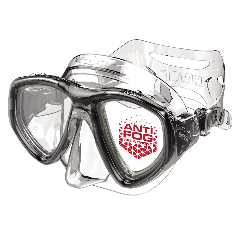 SEAC - CLEAR ANTIFOG MASK S/KL AQUAMARINE