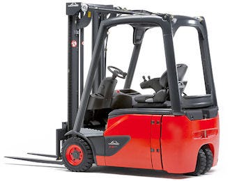 ELECTRIC FORKLIFT, LINDE, 1.8 TONS, MODEL: E18