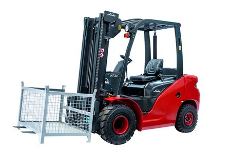 DIESEL FORKLIFT, LINDE, 3.0 TONS, MODEL: HT30 D