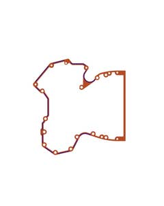 JohnDeere GASKET- (TEMP SUB BY R526945) R545884