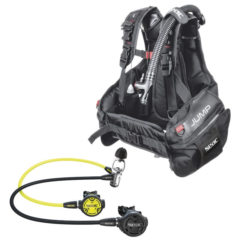 SEAC - PAKAGE BCD JUMP SIZE S + REG 1ST STAGE + 2ND STAGE