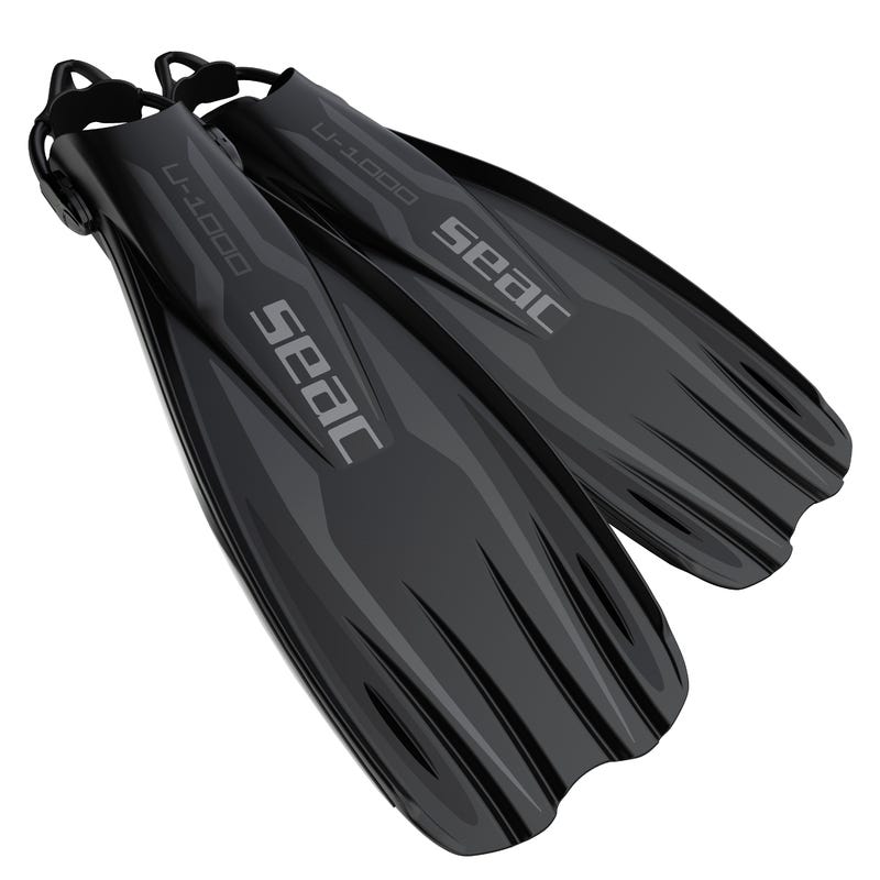 SEAC - OPEN HEEL FIN U-1000 SLING STRAP BLACK S/M